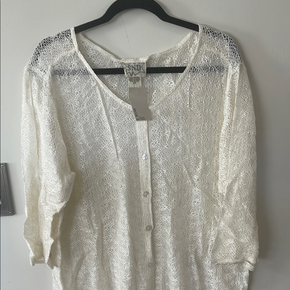 Women's White Knit Dress